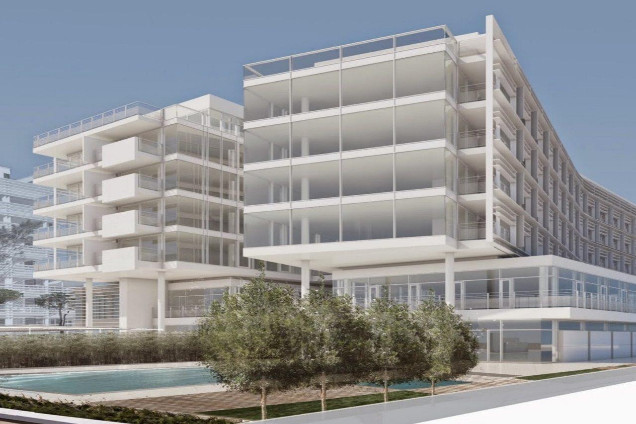 Falkensteiner Hotel & Spa Jesolo Esterno foto The proposed building